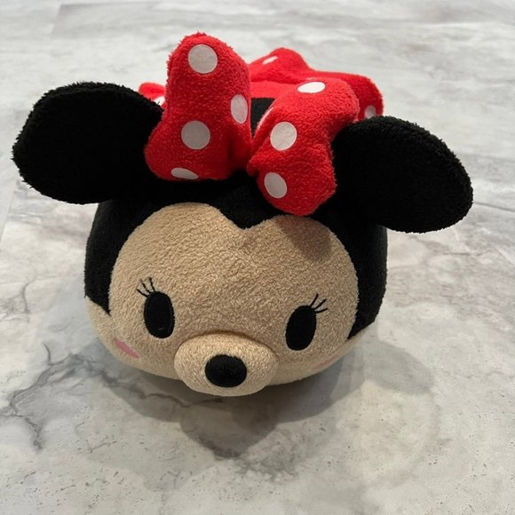 Disney Store‎ Tsum Tsum Minnie Mouse Medium 12" Stuffed Animal Plush - Picture 1 of 5